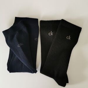 2 Pairs Calvin Klein Crew Socks Brand New Without Tags
